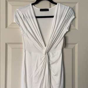 White Jersey Maxi Dress